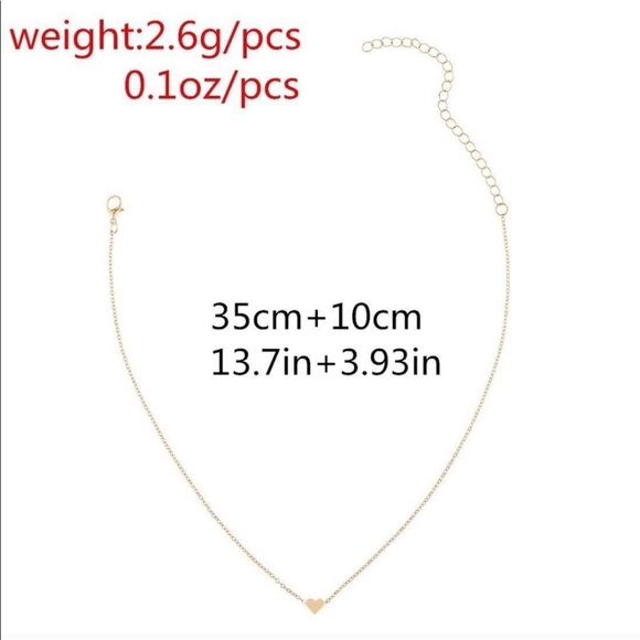 Minimalistic Heart Necklace - Picture 4 of 4